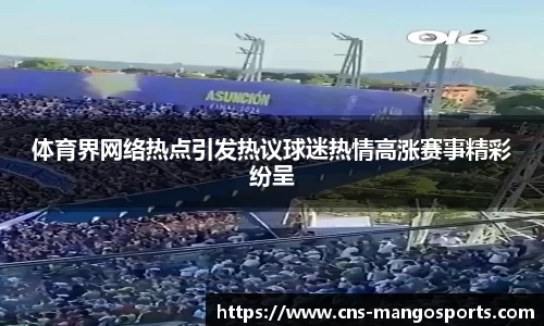 体育界网络热点引发热议球迷热情高涨赛事精彩纷呈